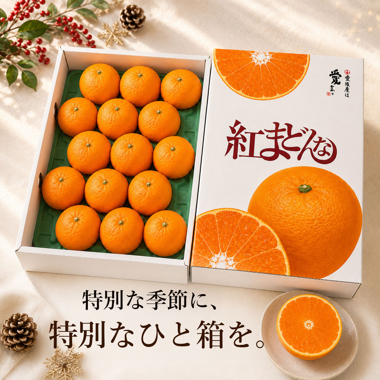 冬の大切な方へ、とろける贈り物。