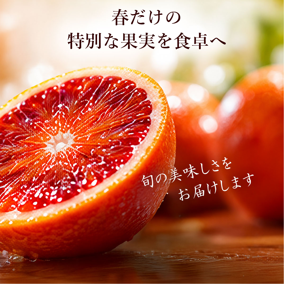 春だけの特別な果実を食卓へ