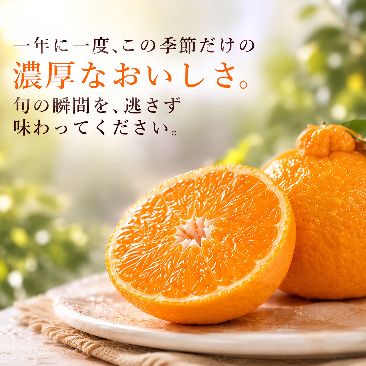 一年に一度、この季節だけの濃厚な美味しさ