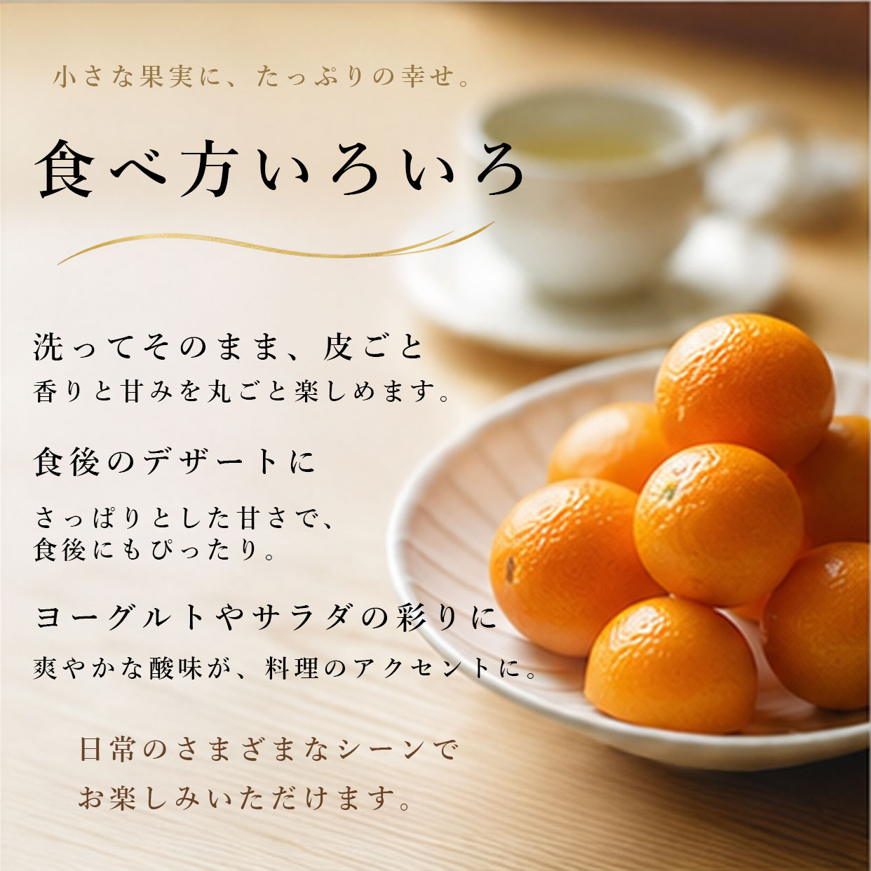 まずは、そのまま。