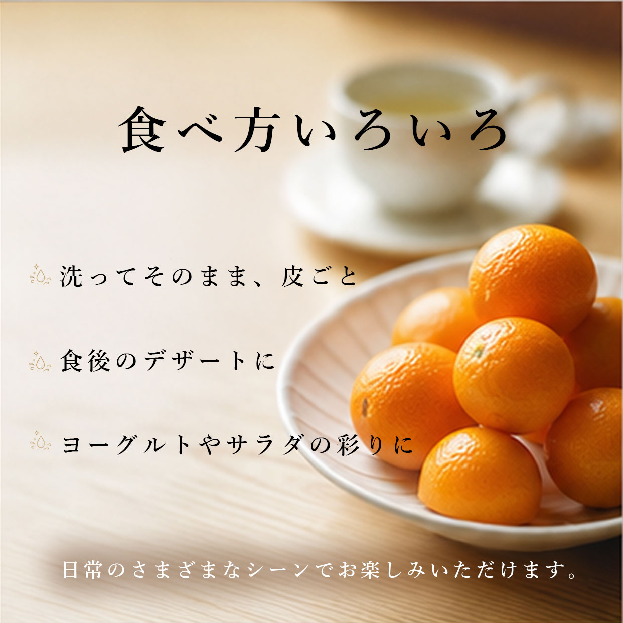 まずは、そのまま。