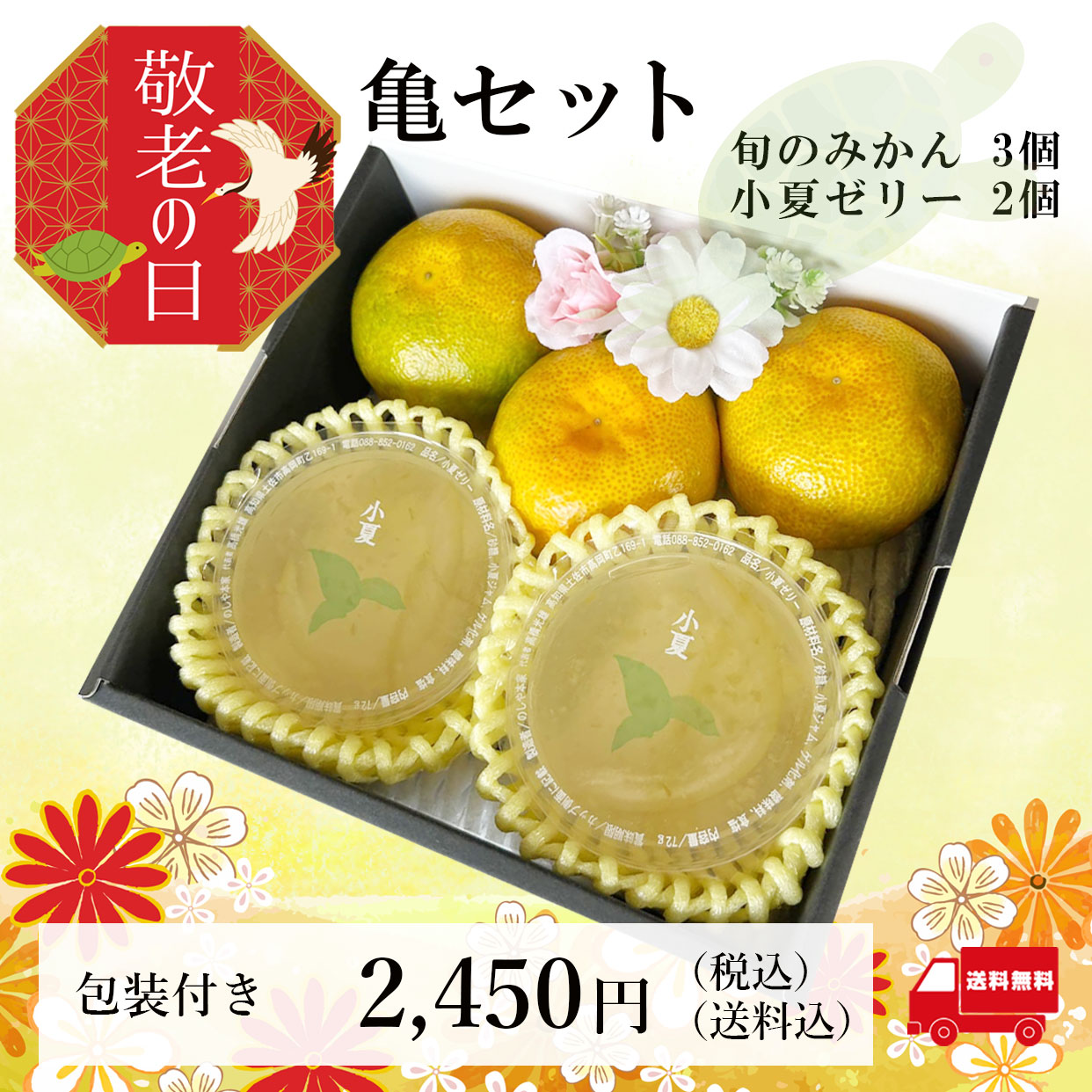 敬老の日ギフト 亀セット