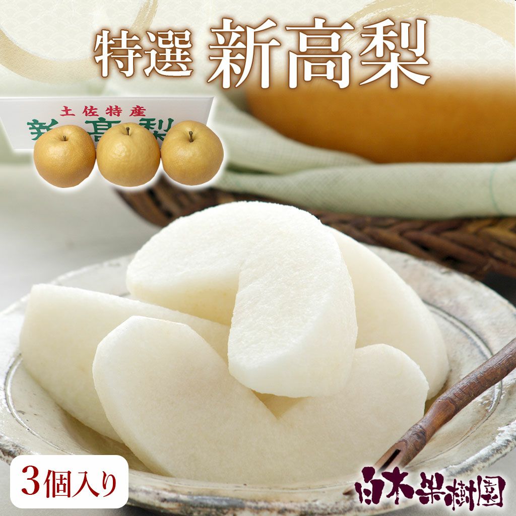 特選秀品新高梨 超特大3個入り